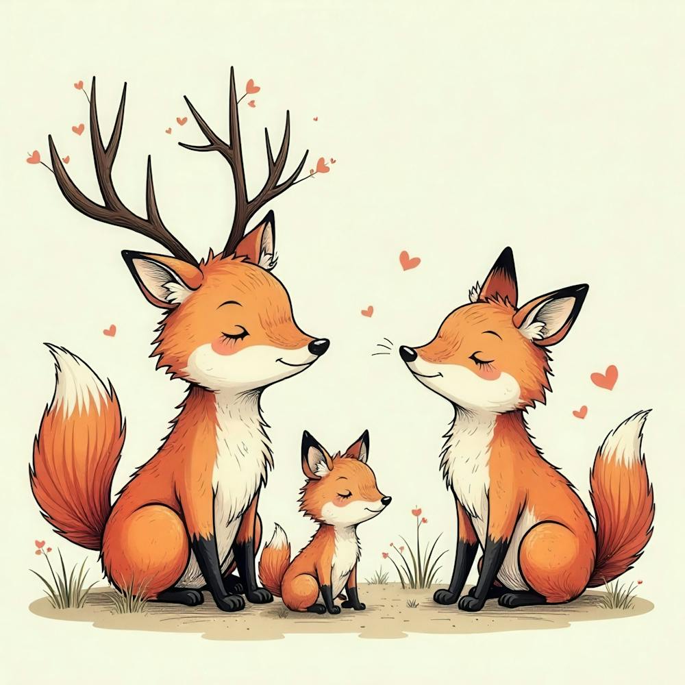 Cute Foxes