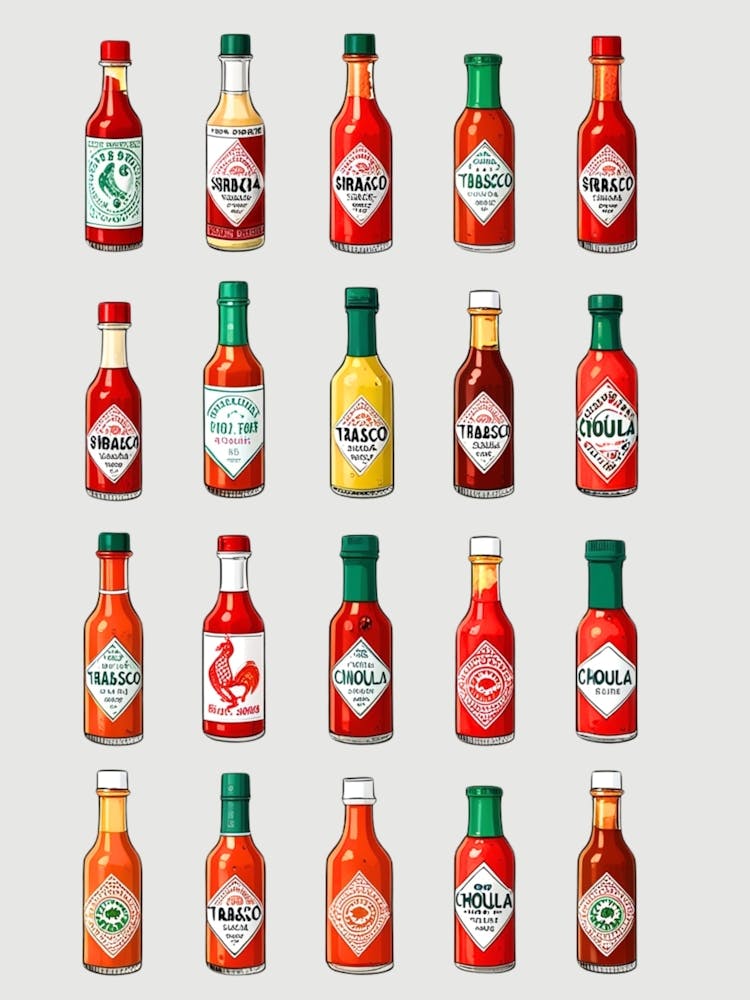 Hot Sauce Bottles 2