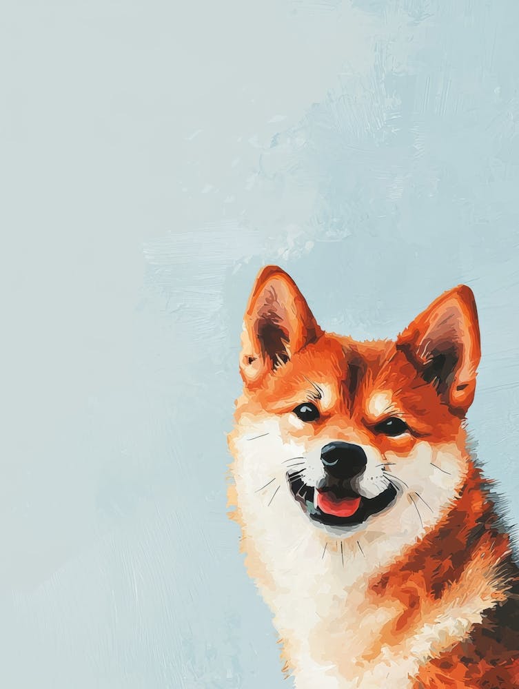 Shiba Inu. Generated with AI. 1