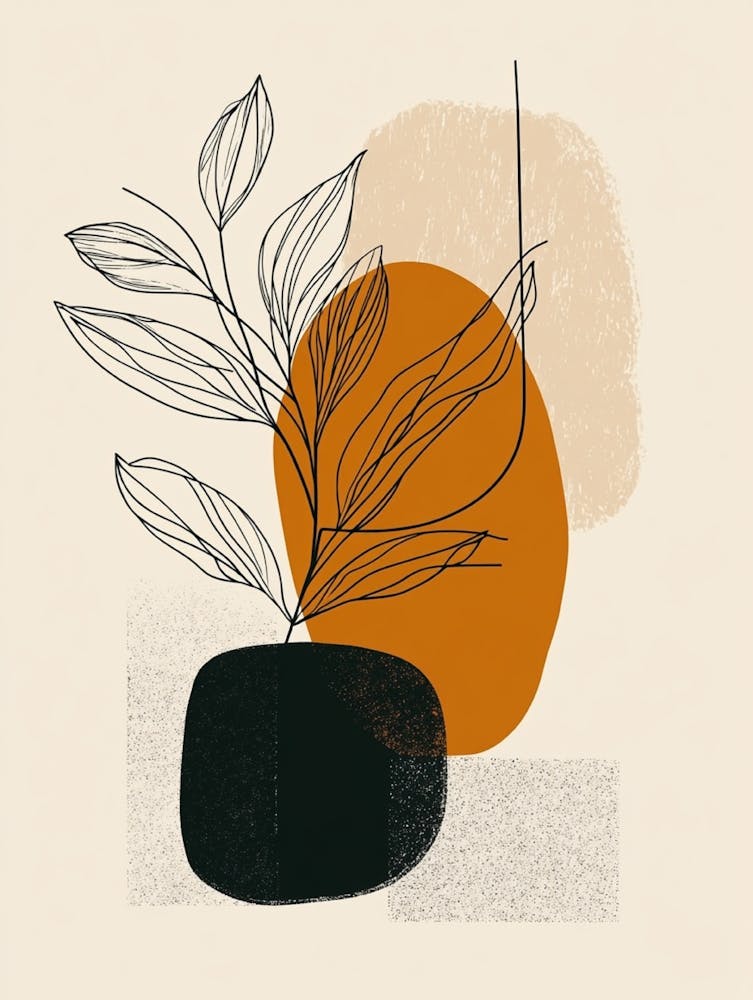 Abstract lines art
