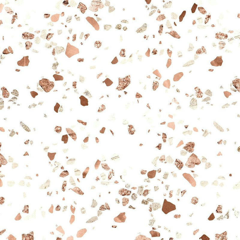 Rose Gold Pink Terazzo