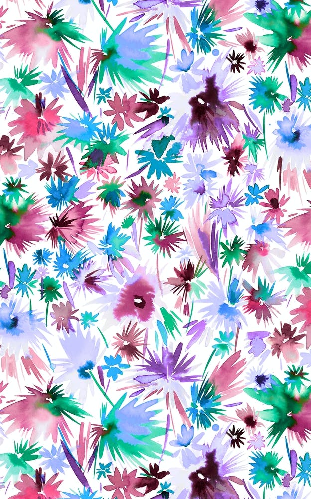 Abstract Jungle Colors