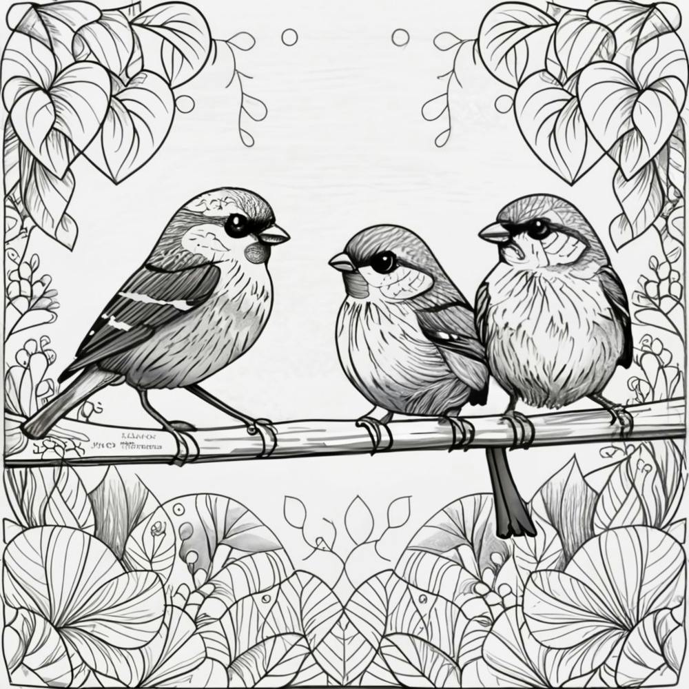 Birds On A Branch