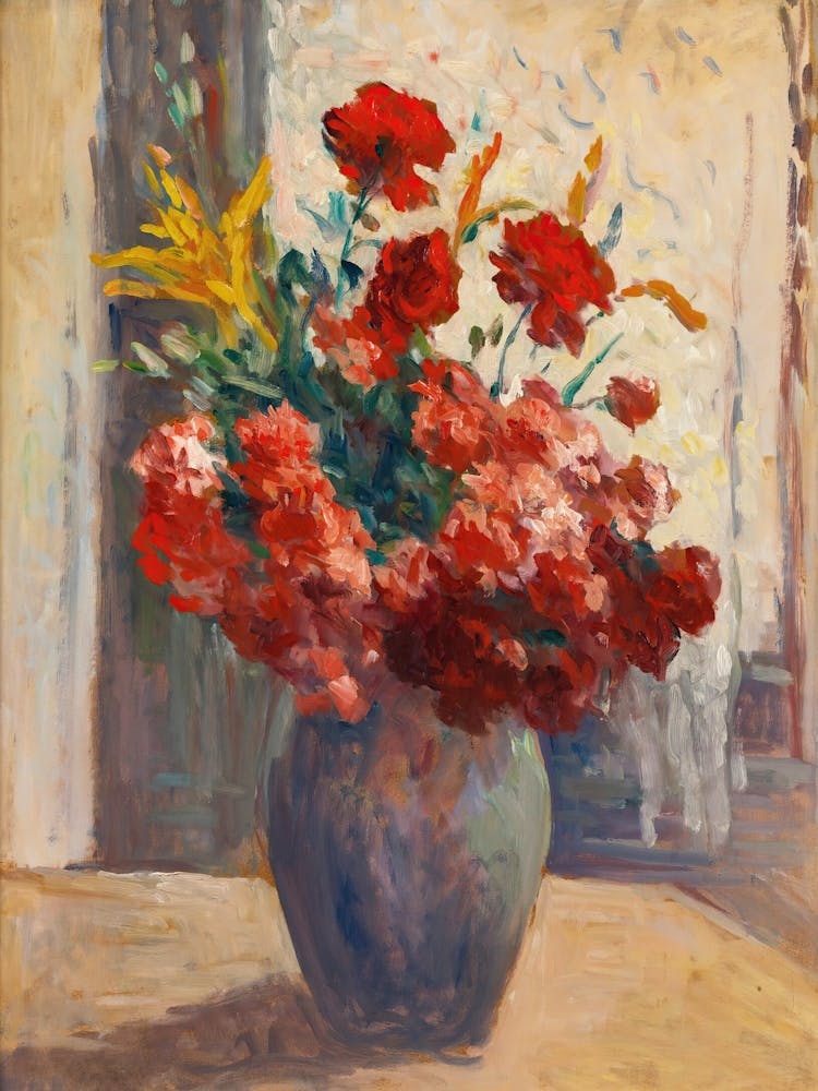 Vase of Flowers Painting