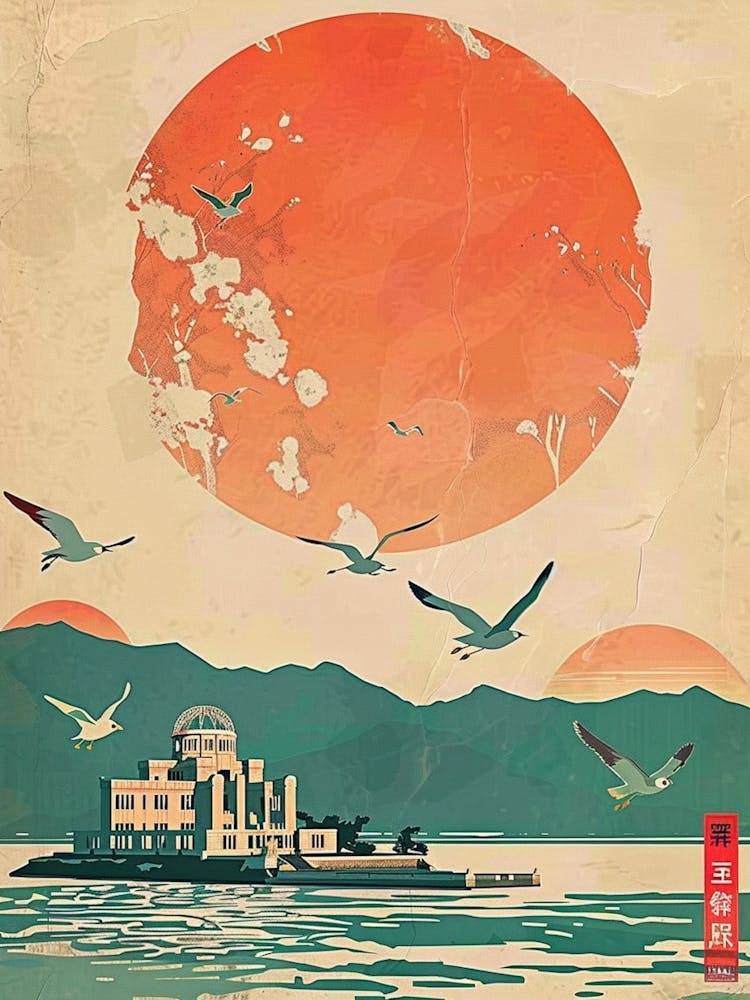 Hiroshima Peace Memorial Park Mid Century Modern  1