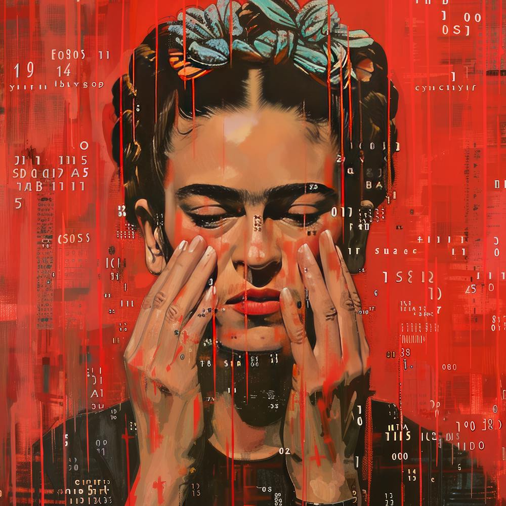 Frida Kahlo Pixelated Reality Series 1