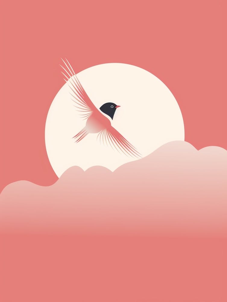 Minimalist Swallow 1 Illustration