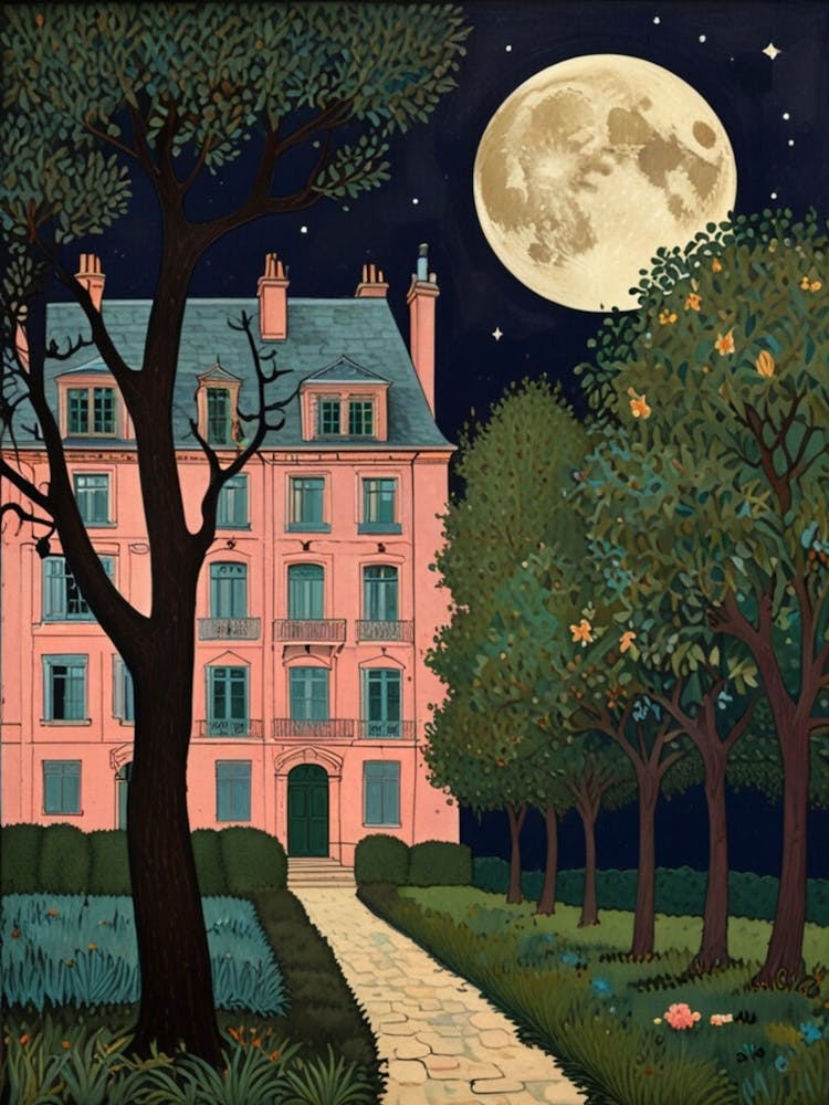 William Morris Paris At Night
