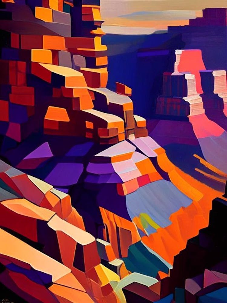 Grand Canyon National Park United States Of America Cubo Futuristic