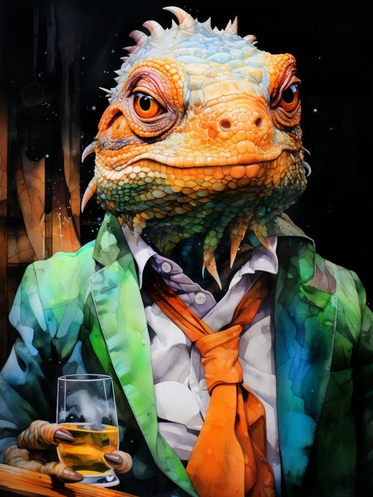 Lizard In A Suit animal