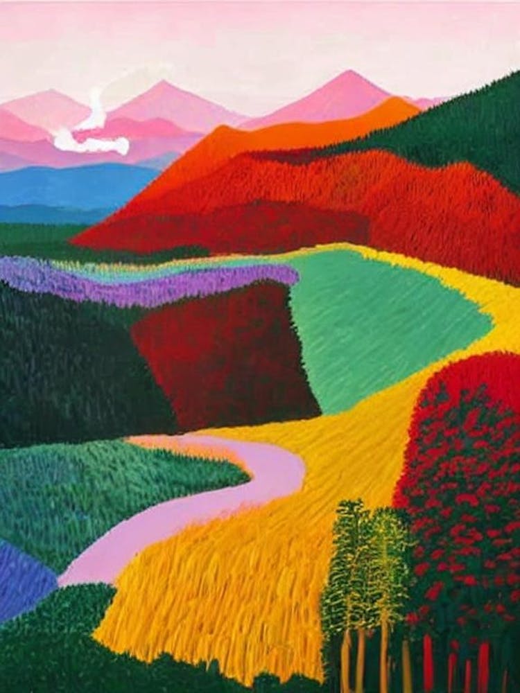 Réunion National Park France Abstract Colourful