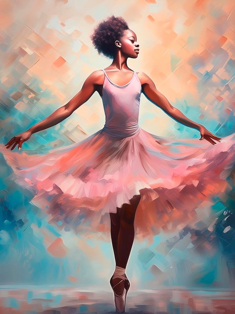 Ballerina With A Pink Dress 1