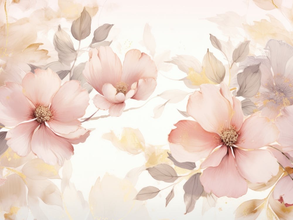 Pink Flowers Wallpaper