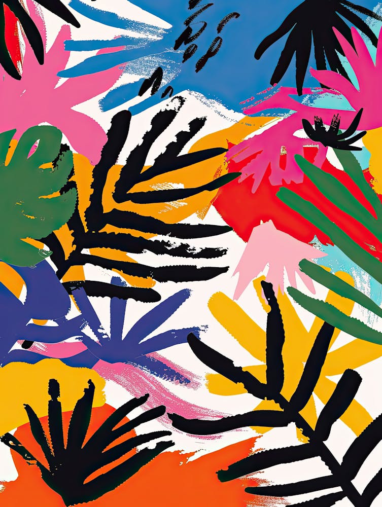 Pulsing Leaves Matisse Style