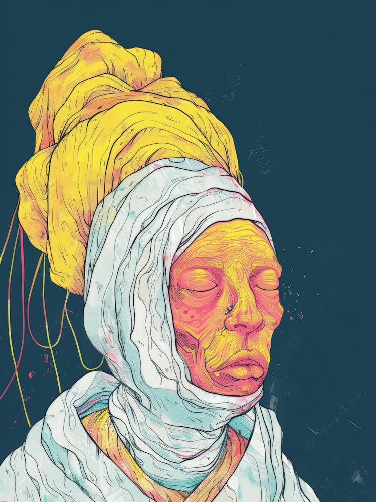 Woman With A Head Scarf