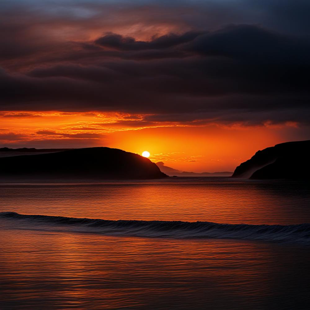 Sunset On The Beach 3