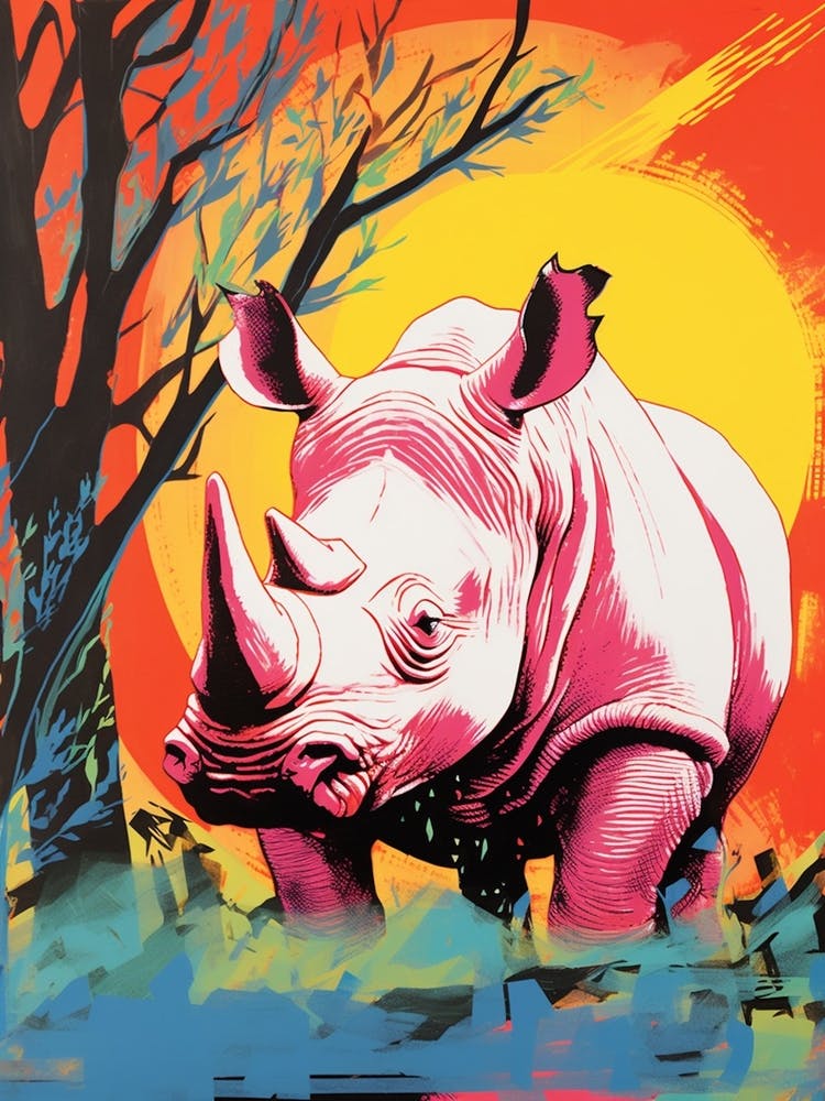 Rhino In The Wild Colour Pop 2