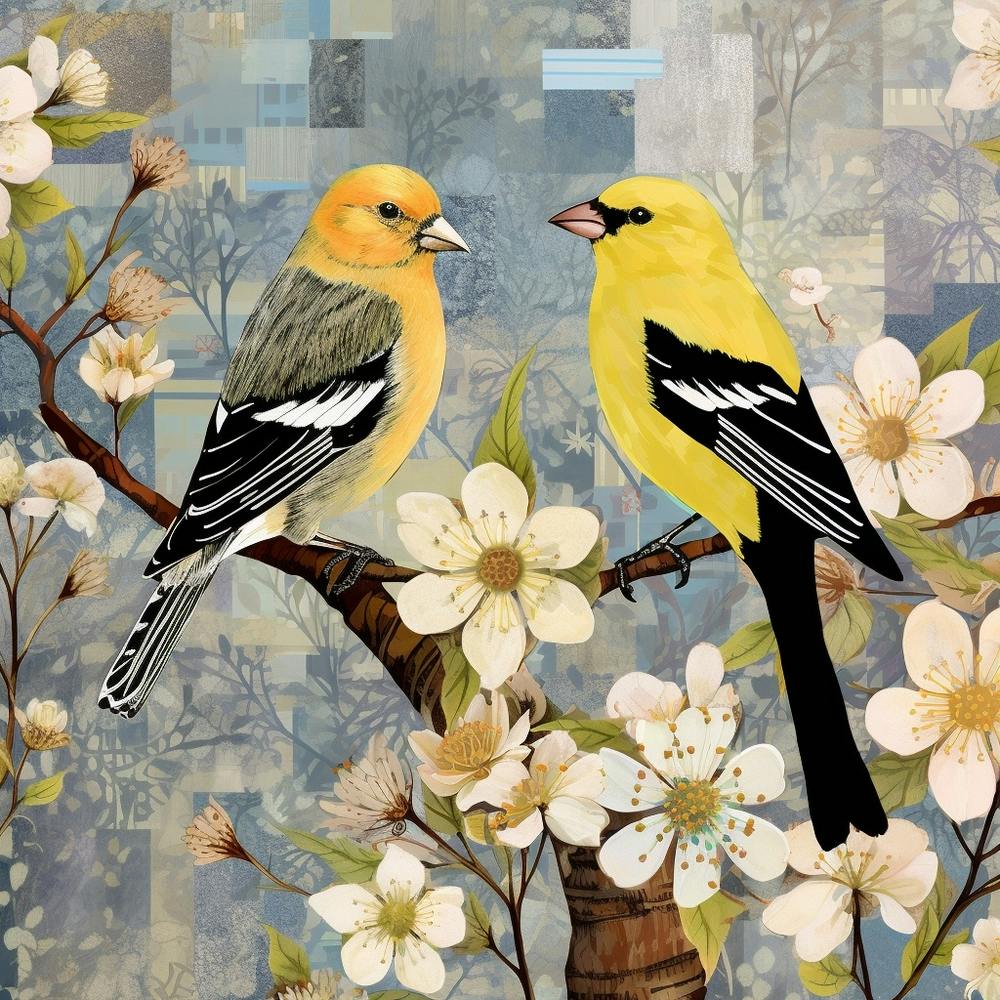 Bird In Nature American Goldfinch 1