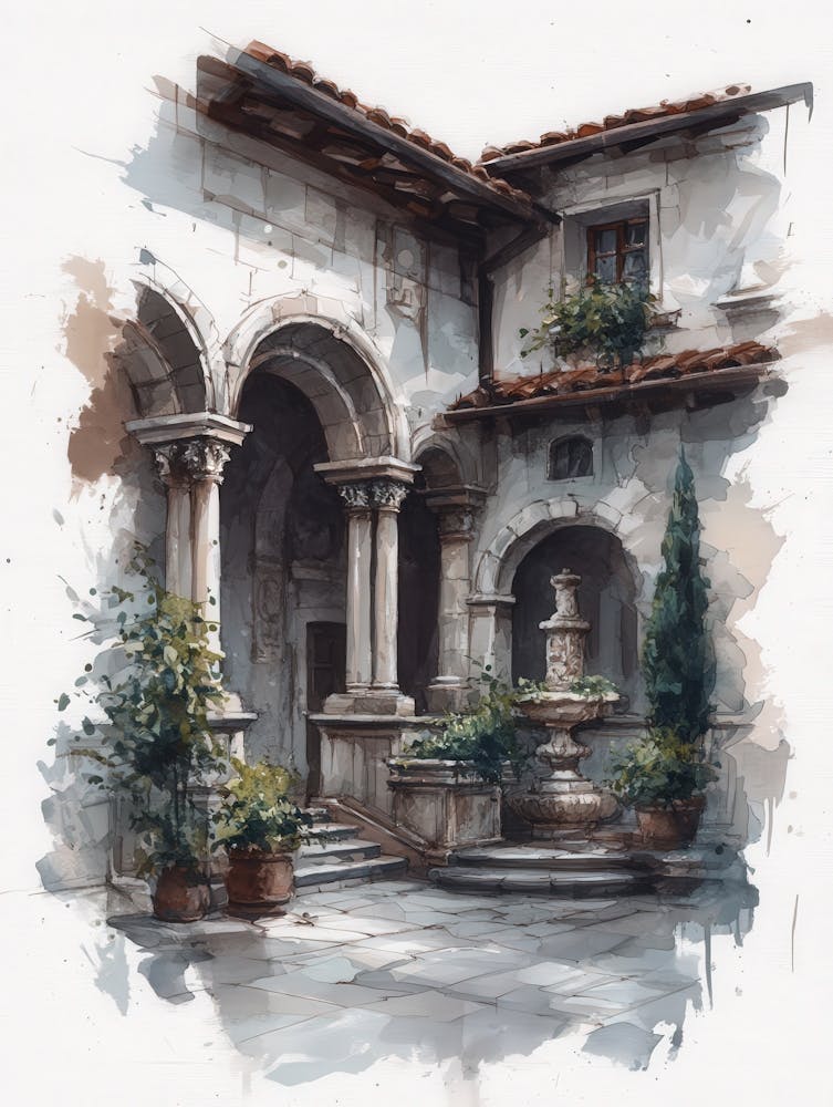 Aihrgdesign Isolated Watercolor Painting Of Italian Renaissan 2a396ef7 C075 4697 B02d 2b96b12849e9 1