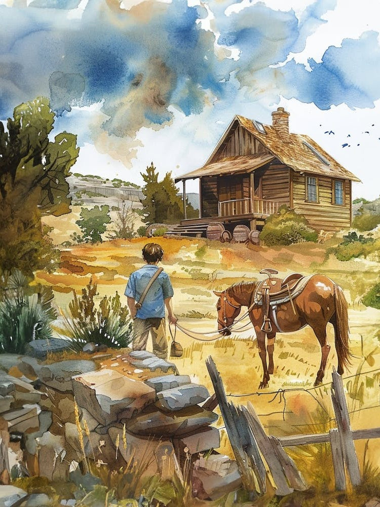 Storybook Illustration The Domain Austin Texas 2