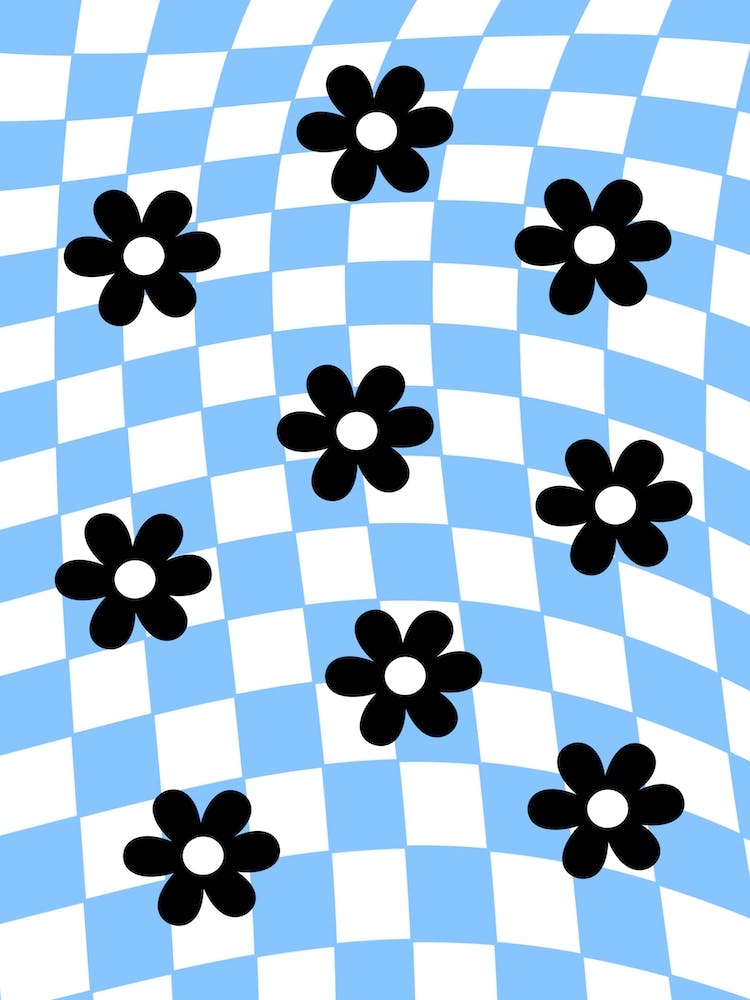 Wavy Gingham Garden