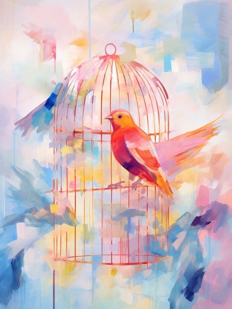 Abstract Bird Cage 1