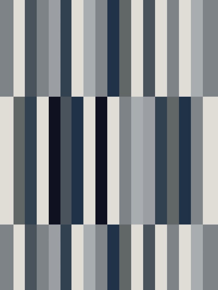 Grey And Blue Stripes