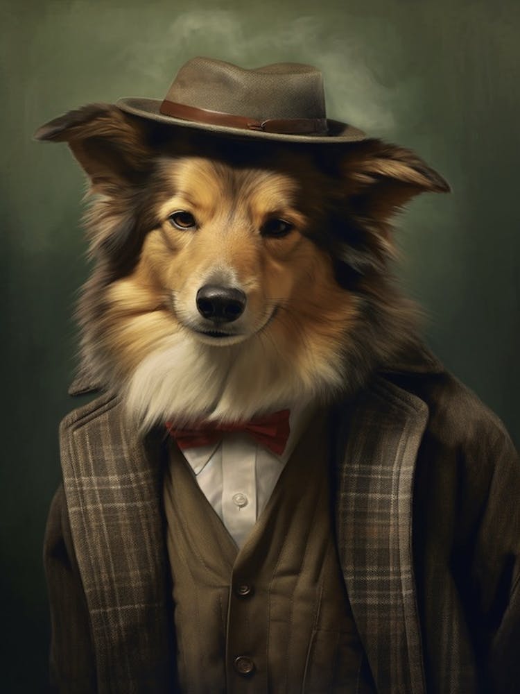 Gangster Dog Shetland Sheepdog 3