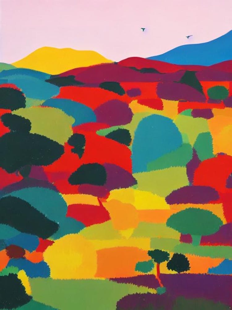 Galapagos National Park Ecuador Abstract Colourful