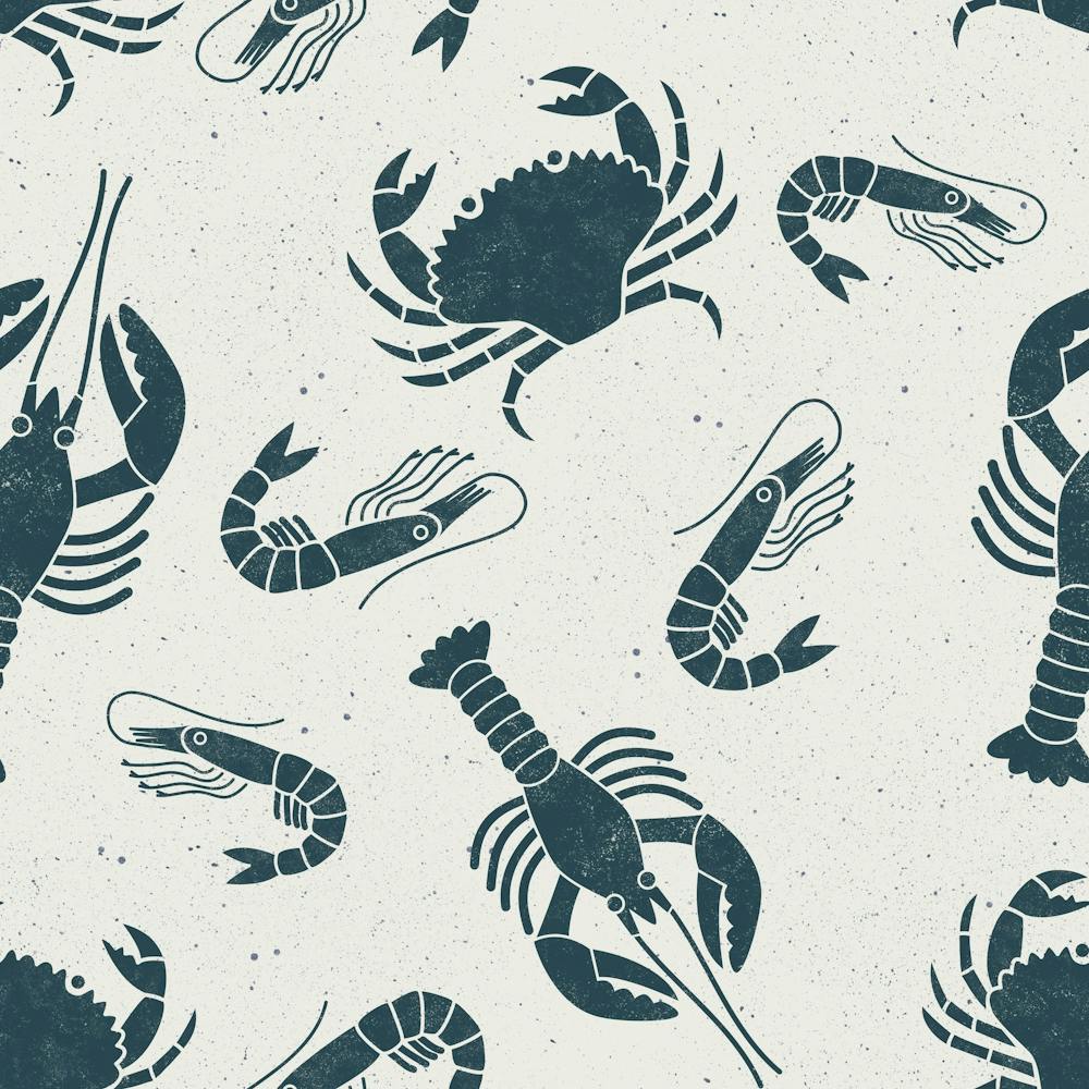 Lobsters Crabs Shrimp Crustaceans Seafood
