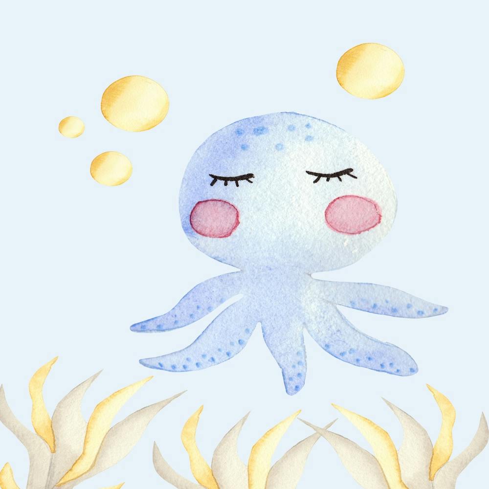 Cute Jellyfish Square