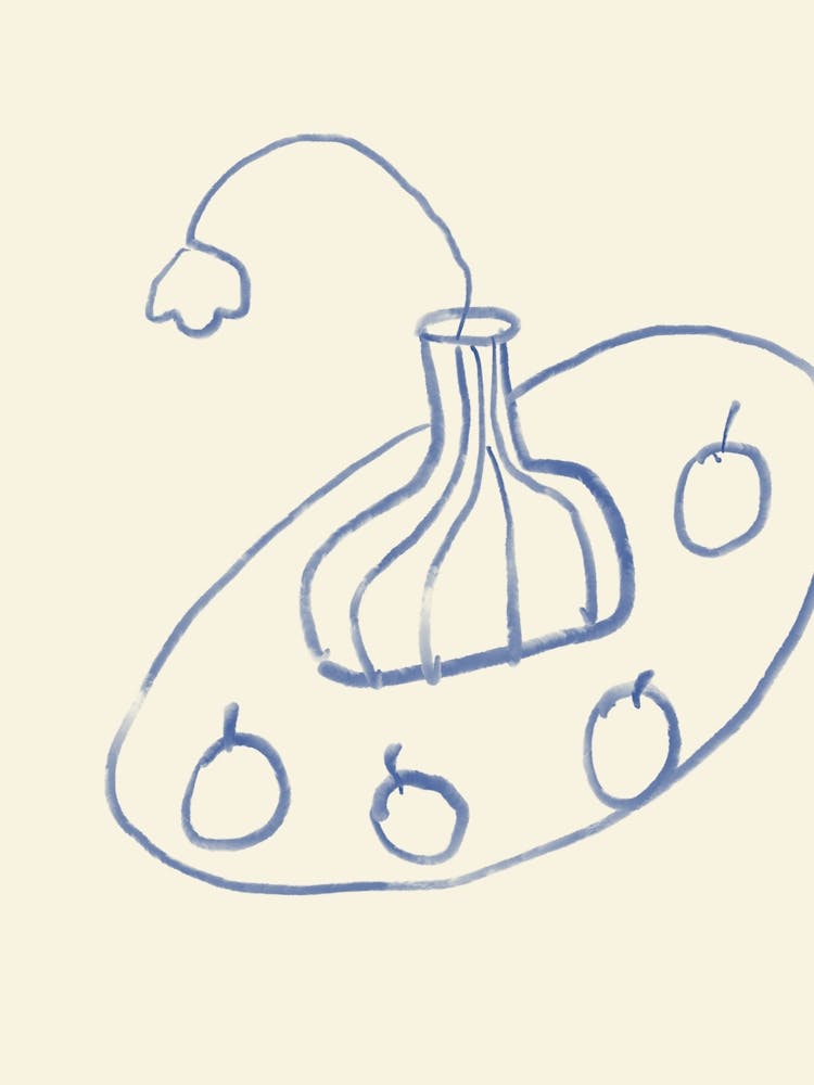 Vase Of Apples