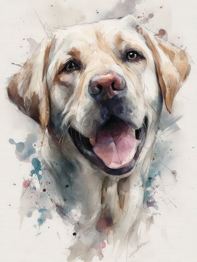 Aihrgdesign Isolated Watercolor Painting Of Dog Portraits Lab Aaf73b5b E757 415b 9767 80f45f2ae8a7 2