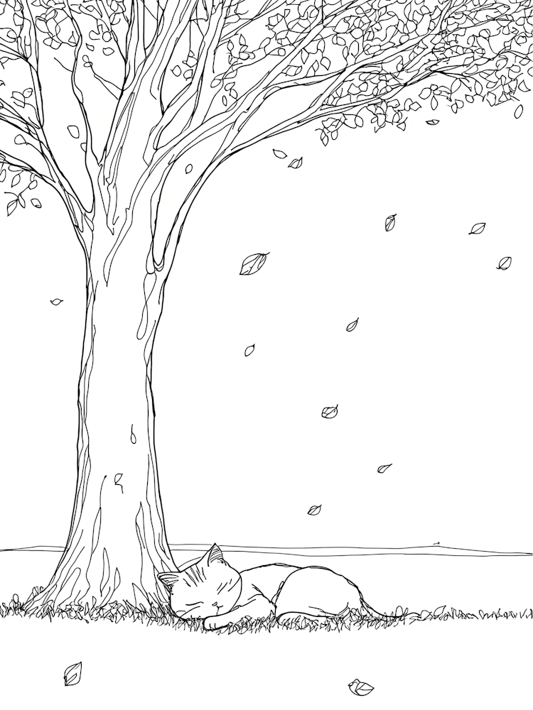 Cat Sleeping 1