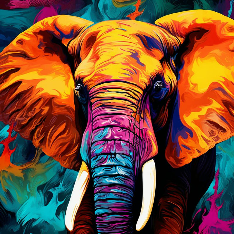 Elephant Painting 14