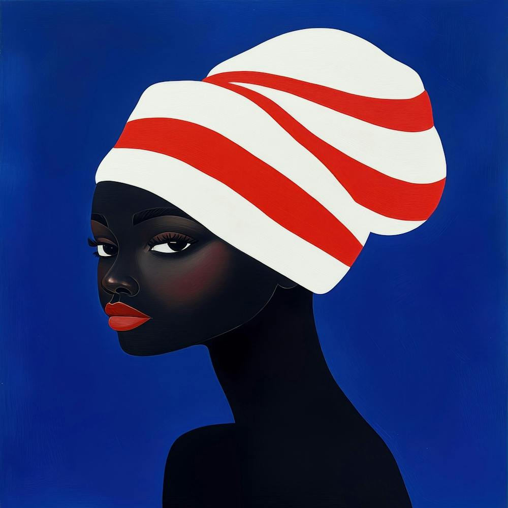 African Woman In A Hat 7