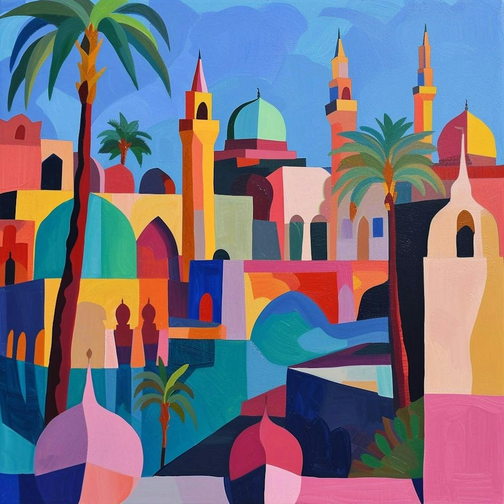 Abstract Park Collection Al Azhar Park Cairo Egypt 4