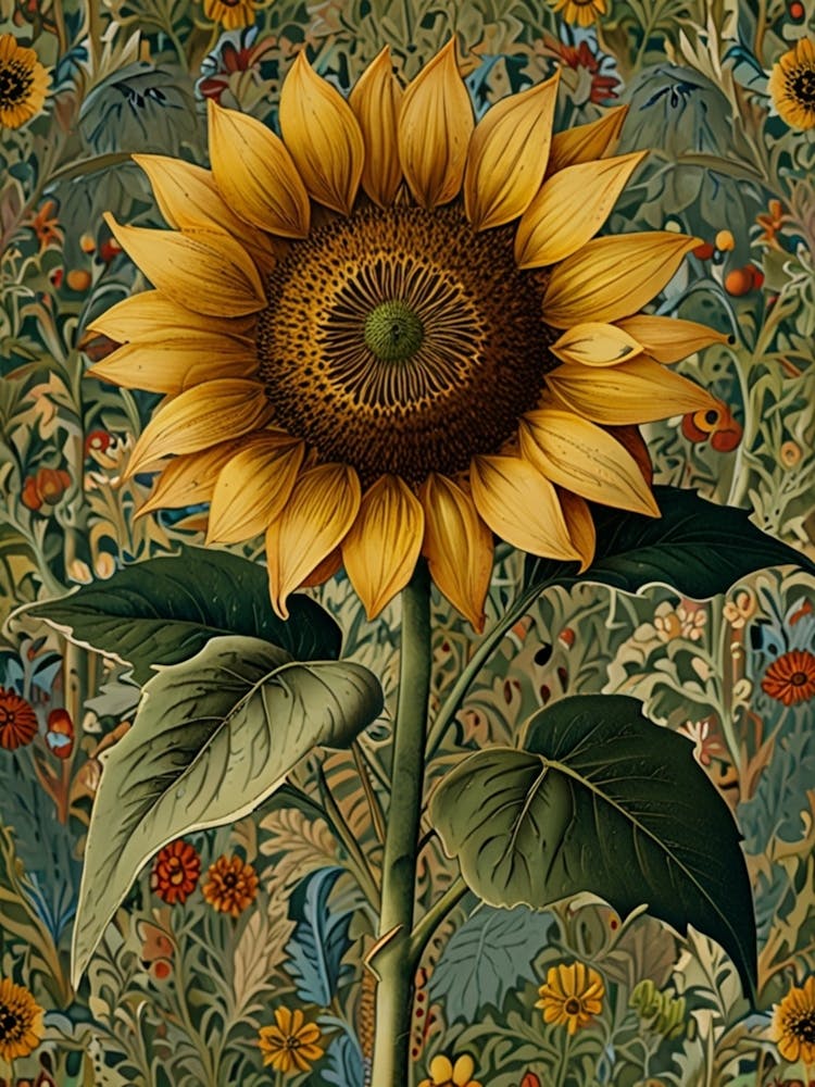 William Morris Sunflower By William Morris