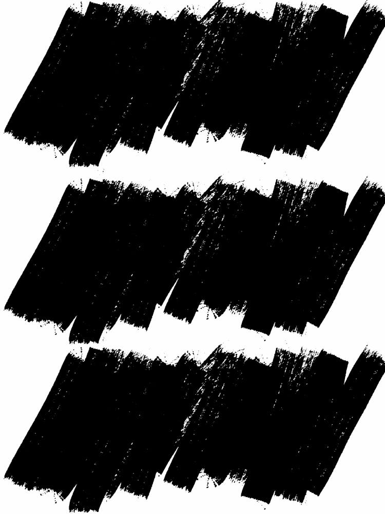 Black Brush Strokes