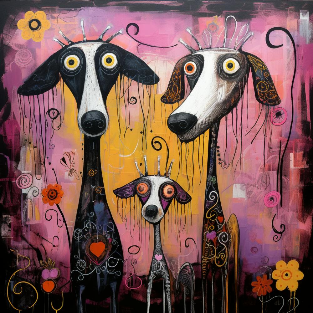 Three Greyhounds