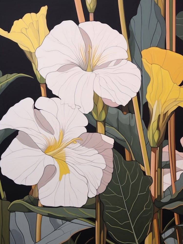 Flower Illustration Evening Primrose 1