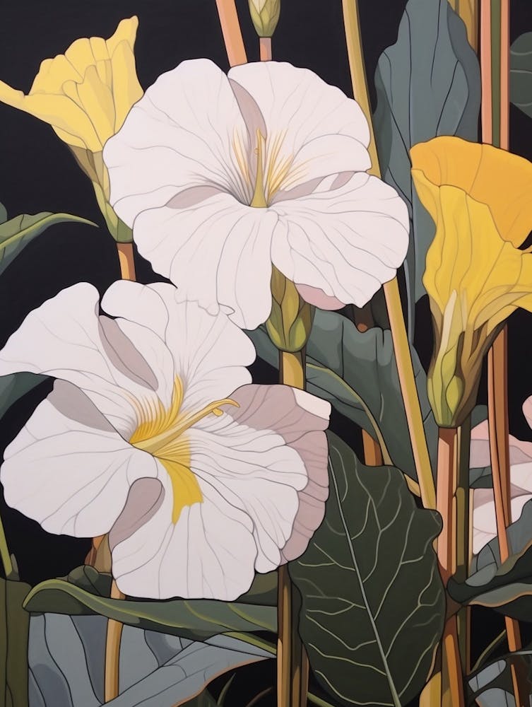 Flower Illustration Evening Primrose 1