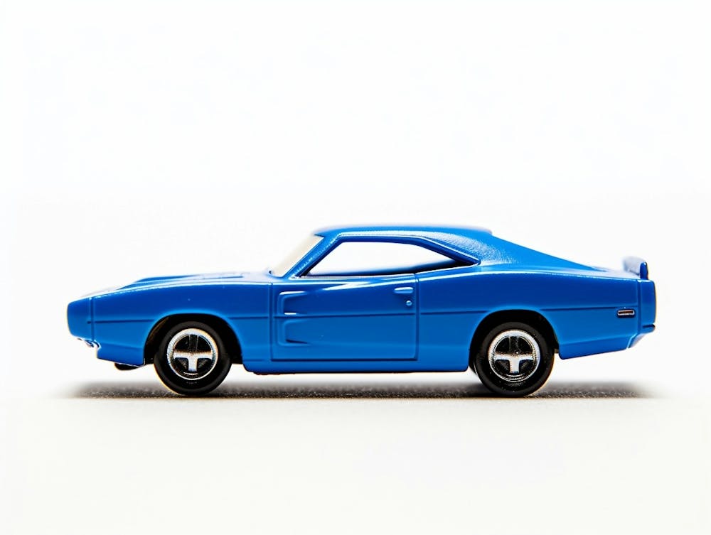 Toy Car 69 Dodge Charger Daytona Blue