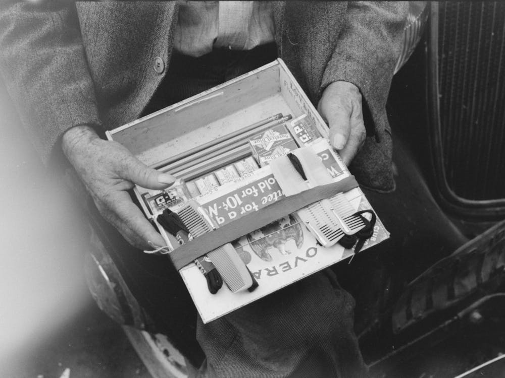 Untitled Photo, Possibly Related To Street Vendor S Goods, Waco, Texas By Russell Lee