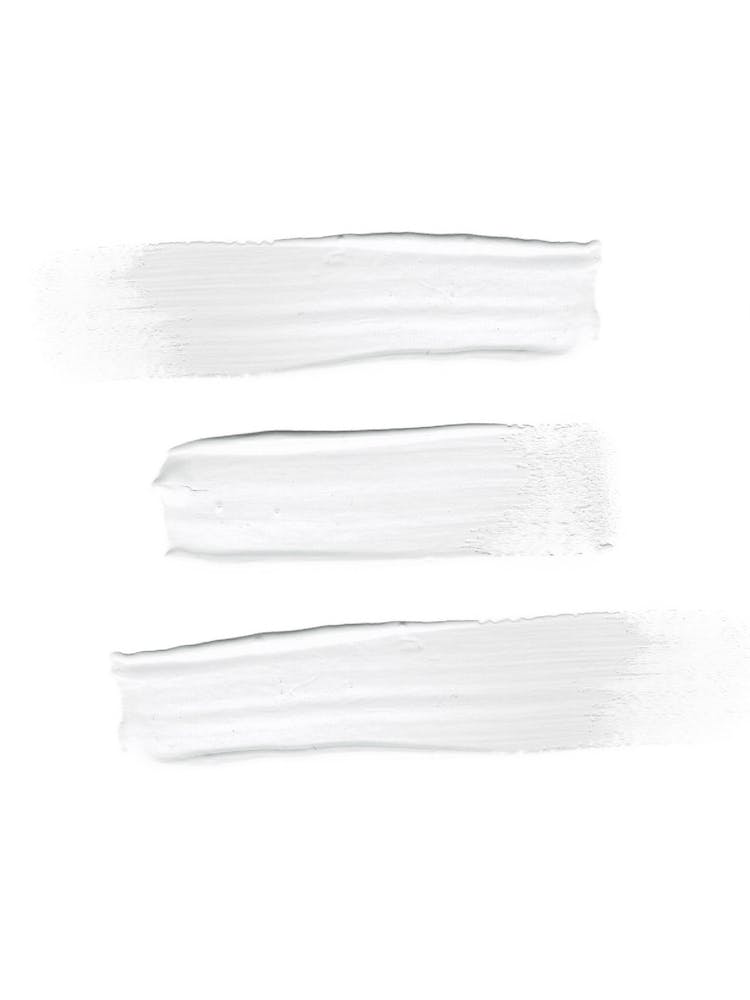 White Paint Brush Strokes