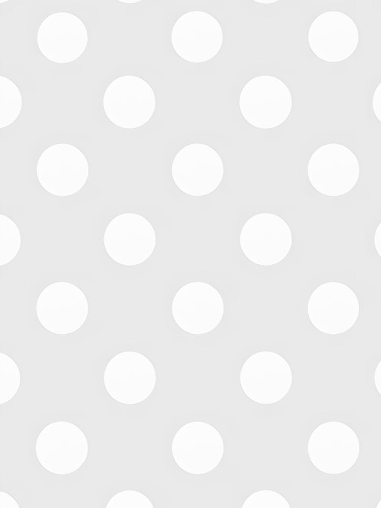 White Polka Dots
