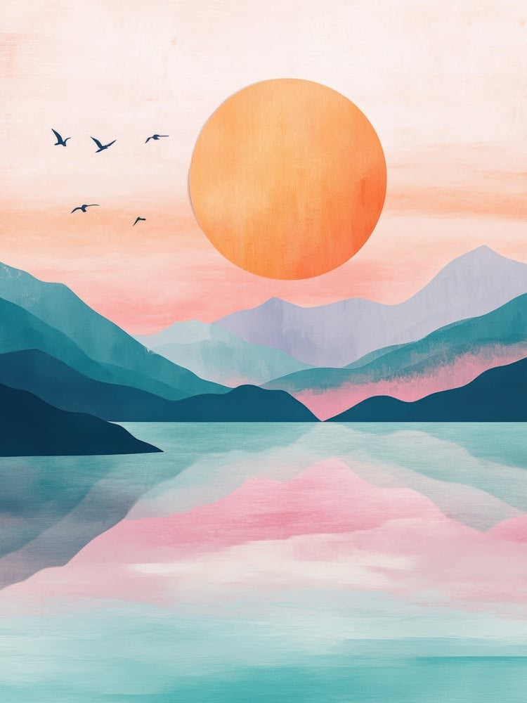 Sunset In The Mountains 32