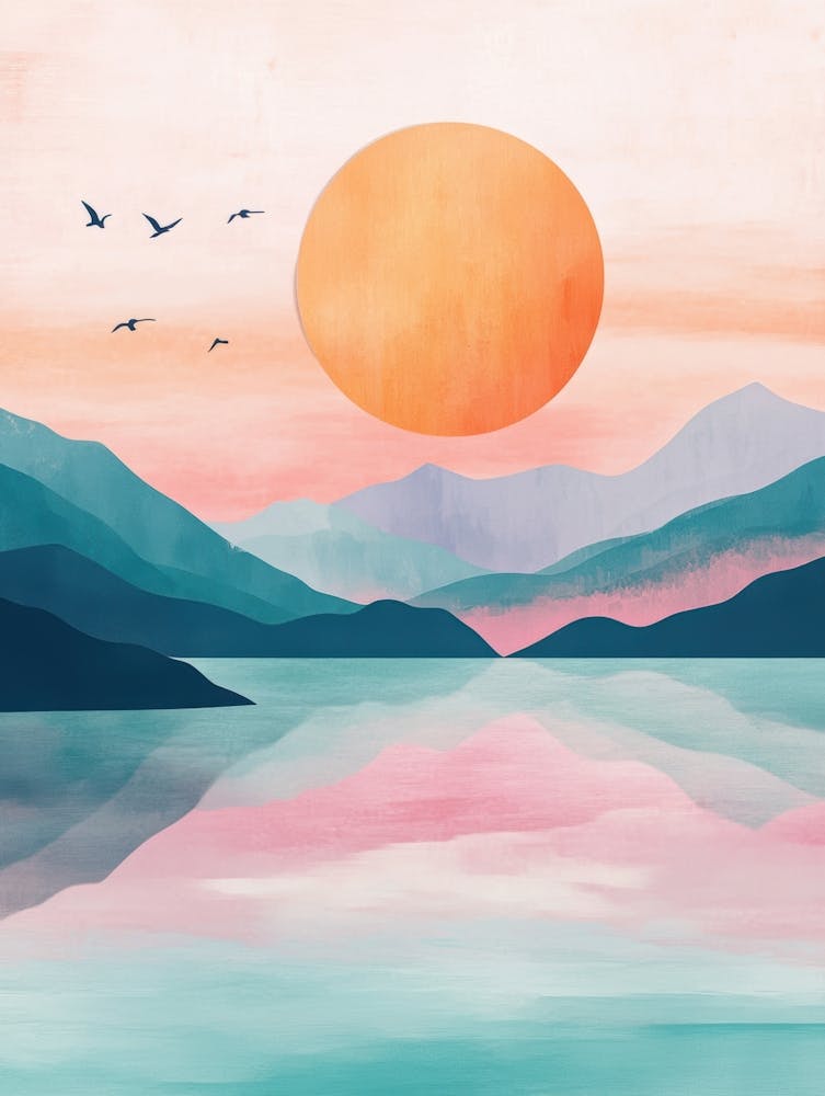 Sunset In The Mountains 32