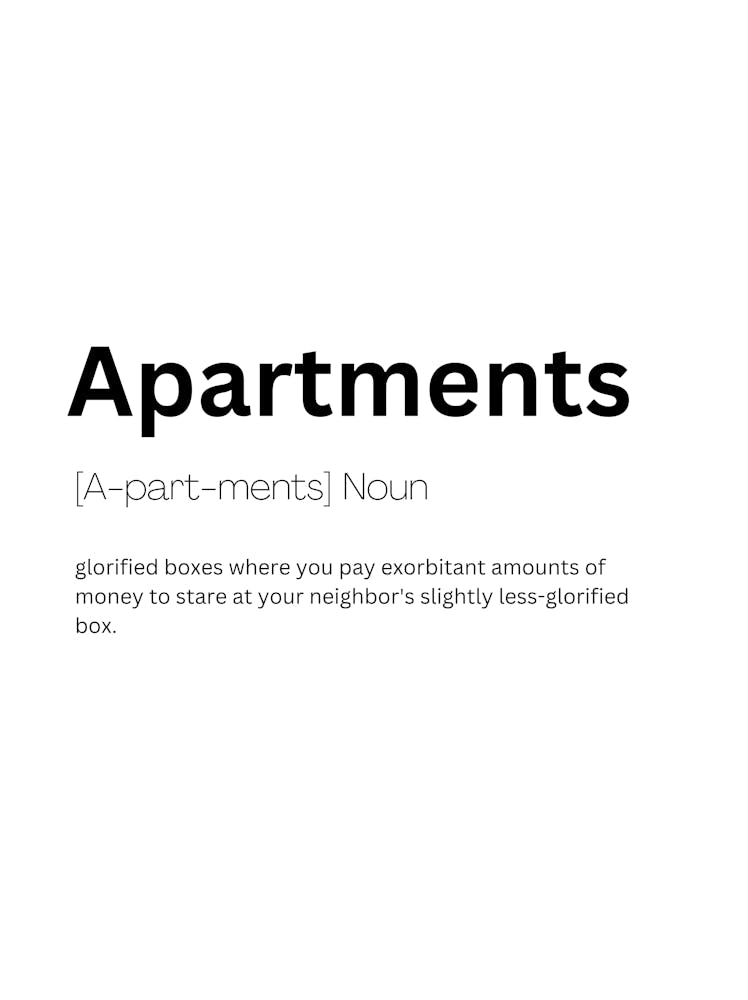 Apartments Definition Meaning