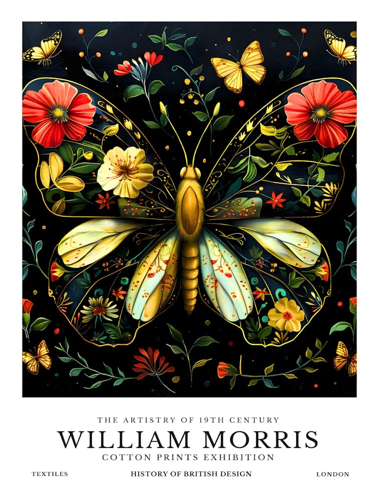 William Morris Butterfly